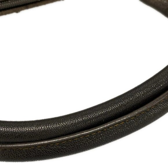 Auth DIOR/ChristianDior Vintage Traveler - Beige Dark Brown Jacquard Leather - Picture 9 of 16